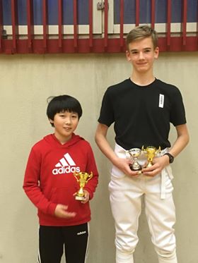 Read more about the article Tako Okabe voitti kultaa U13- ja Einar Rantala kultaa U15- ja pronssia U17-sarjassa Kuutti kupissa!